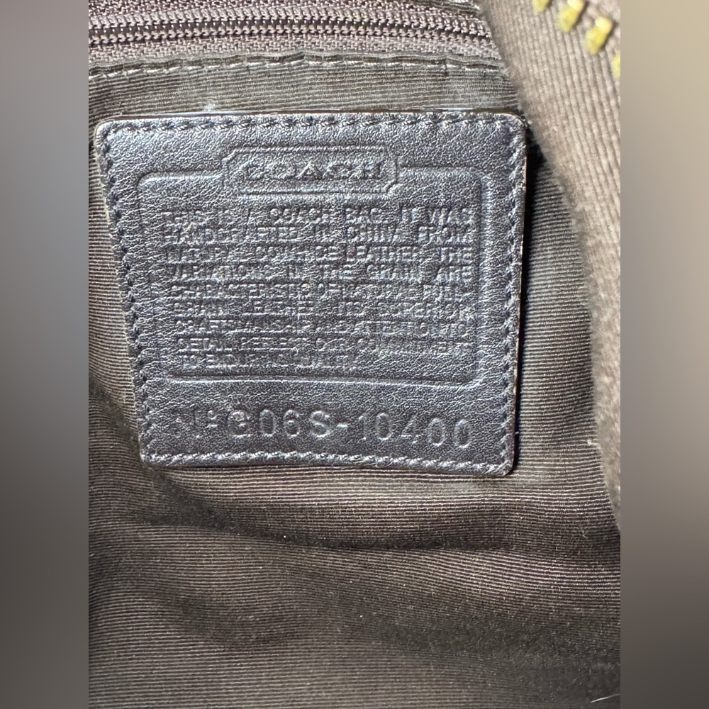 Coach Brown Leather Hobo Bag - Picture 5 of 6